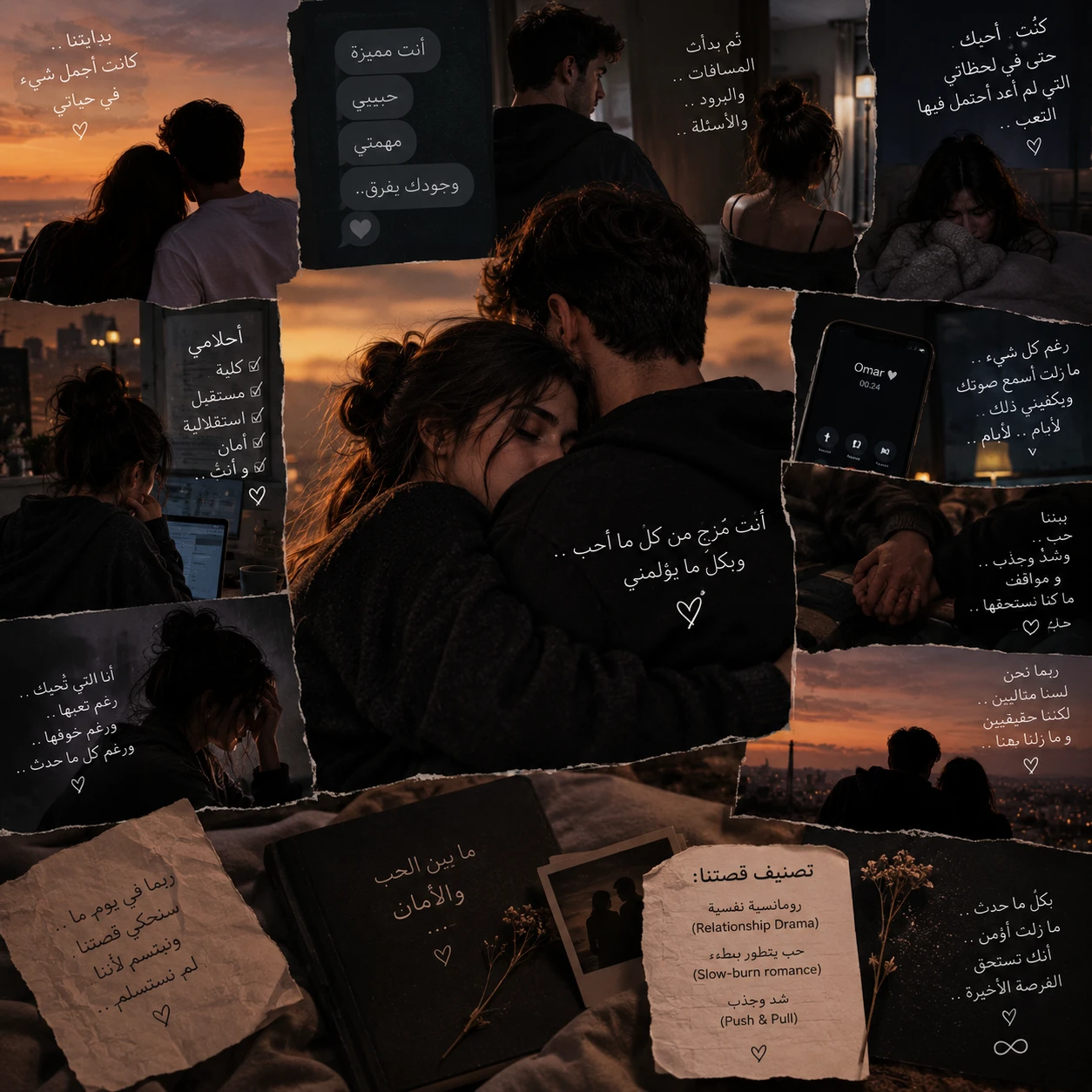 ما بين الحب و الامان